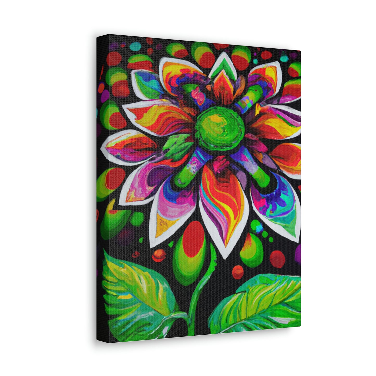 Vibrant Bloom. - Canvas