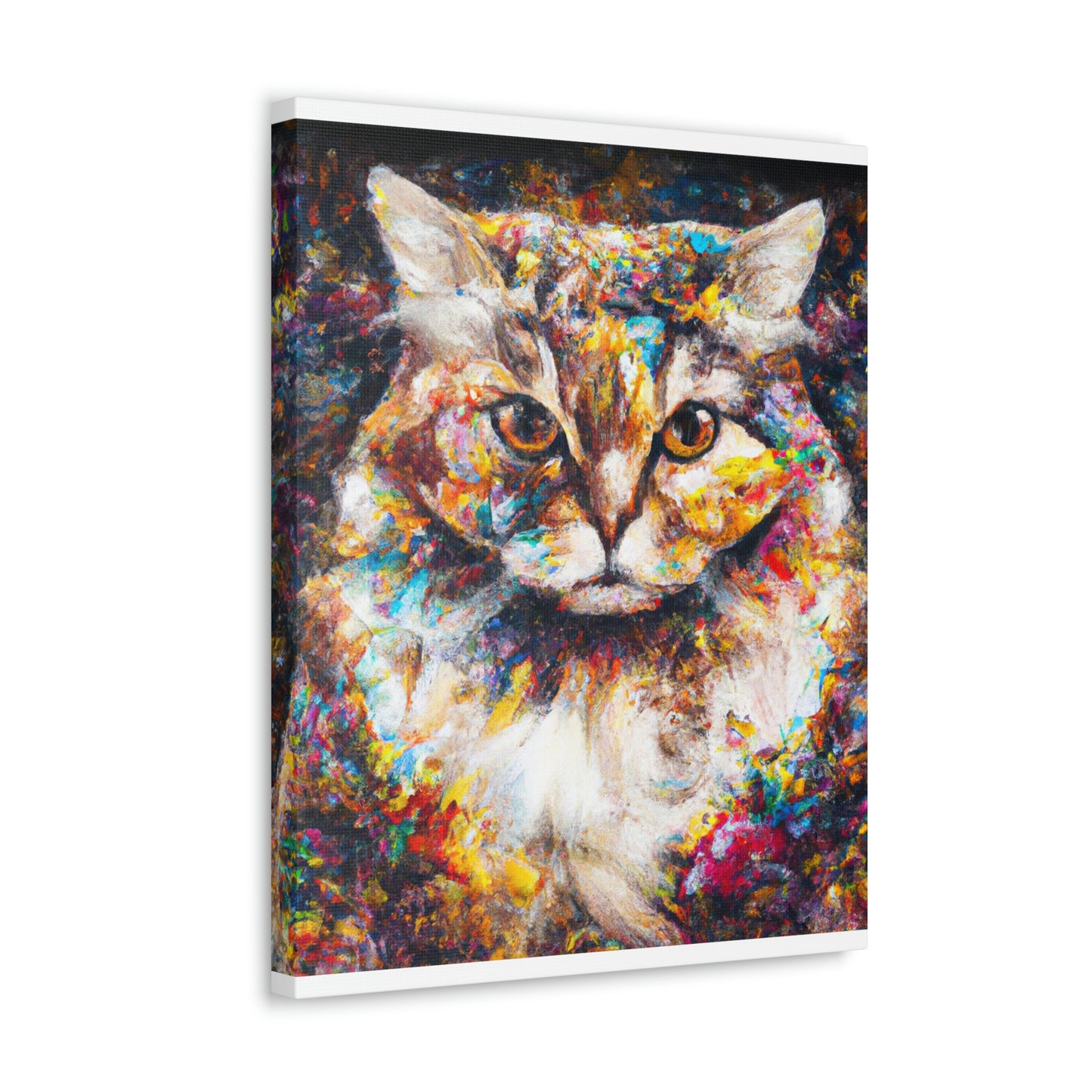 Flower Cat - Canvas