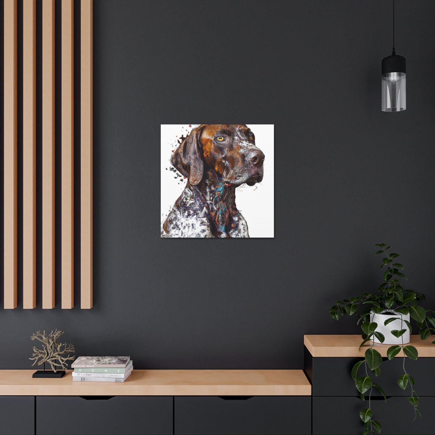 Furry Splendor. - Canvas