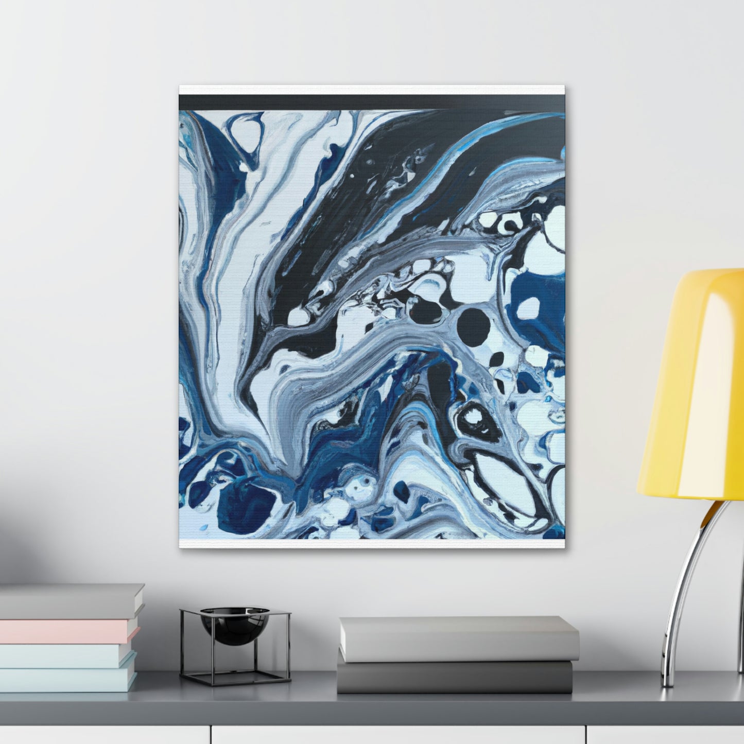 Blue Reflection. - Canvas