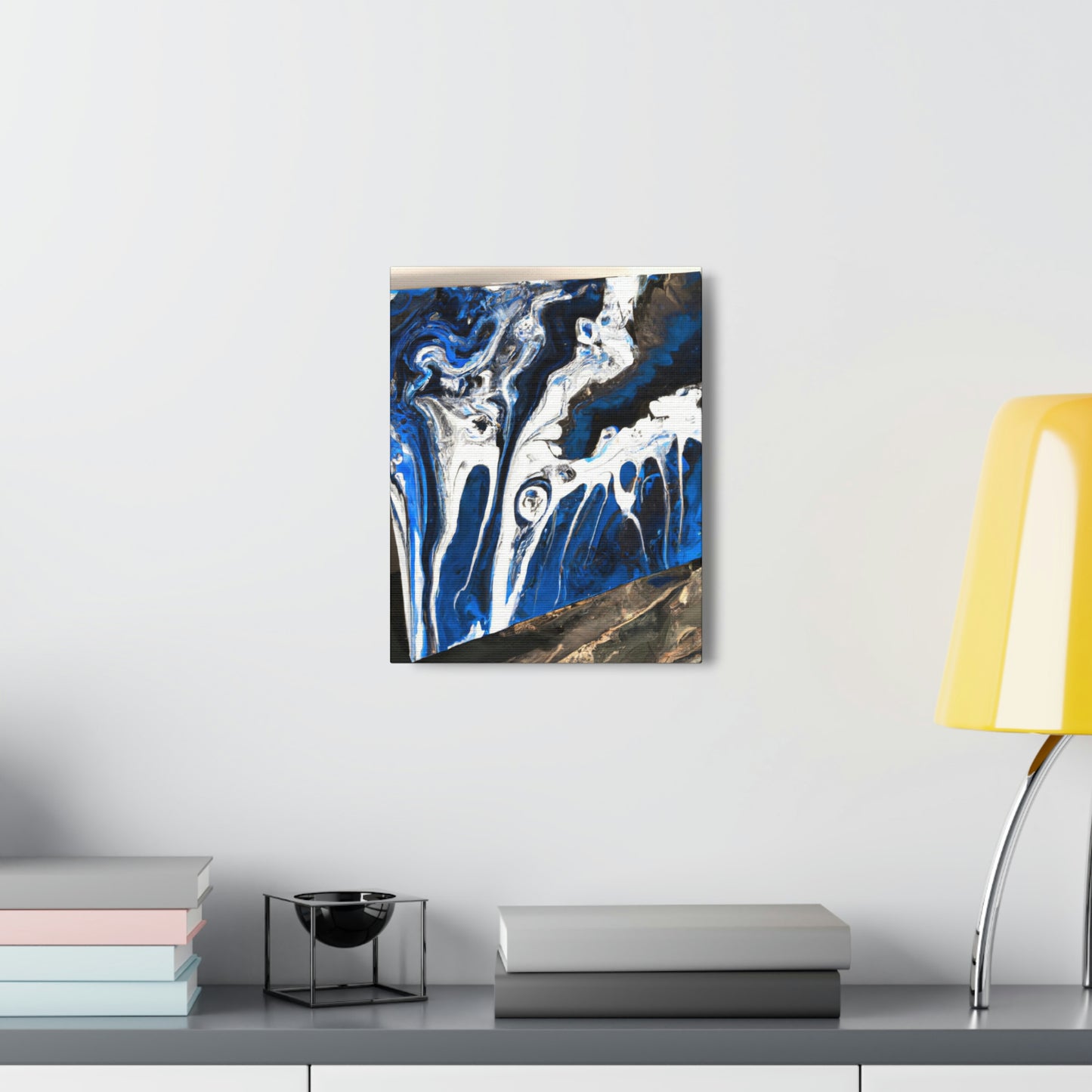Blue Brilliance. - Canvas