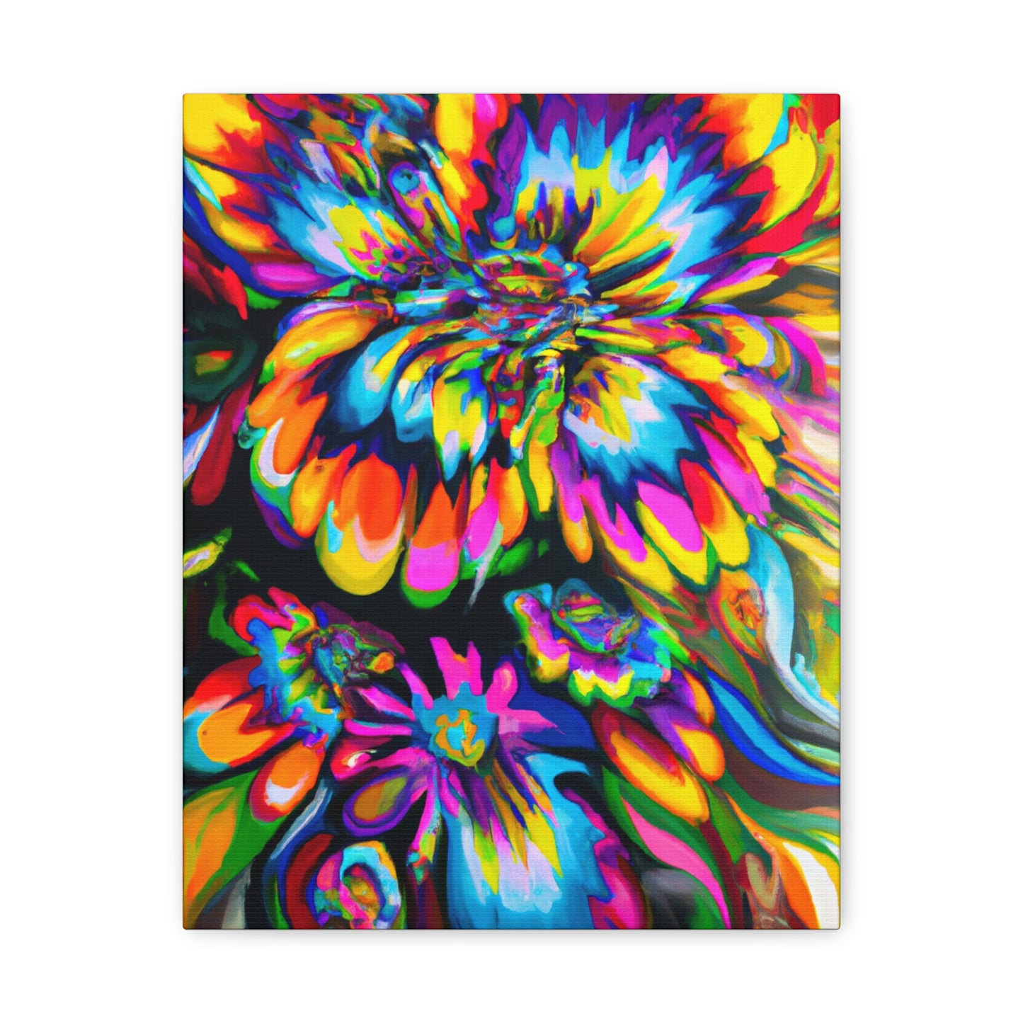 Joyful Bloom. - Canvas