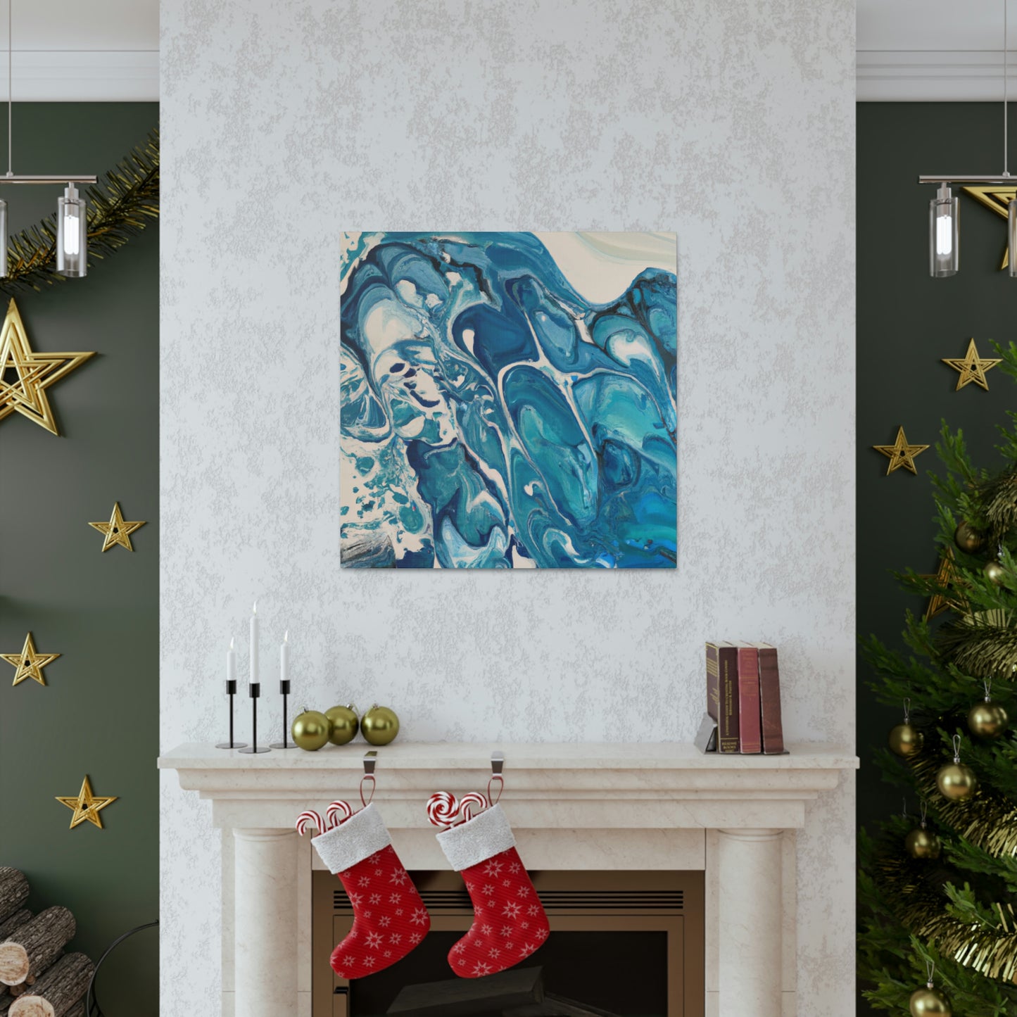 Celestial Flow - Canvas