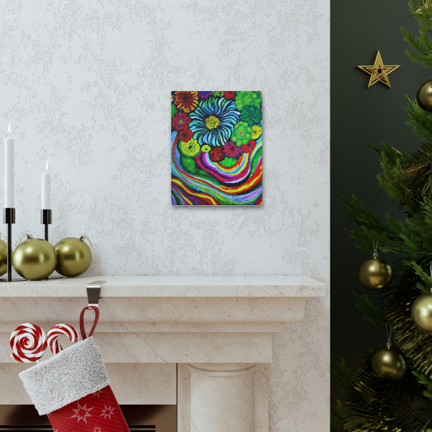 Vivid Blooms. - Canvas