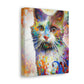 Bloomy Feline! - Canvas