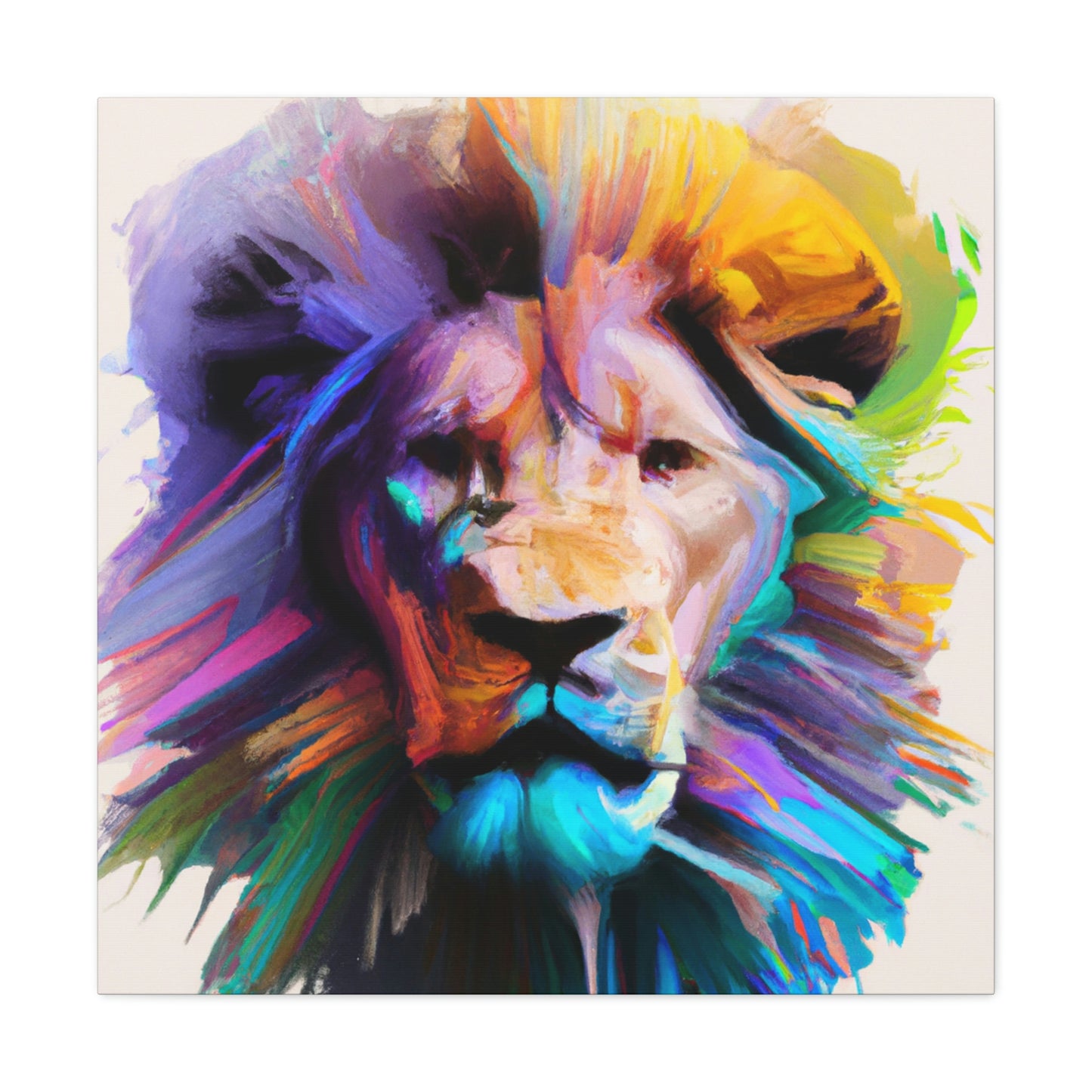 Vibrant Roar. - Canvas