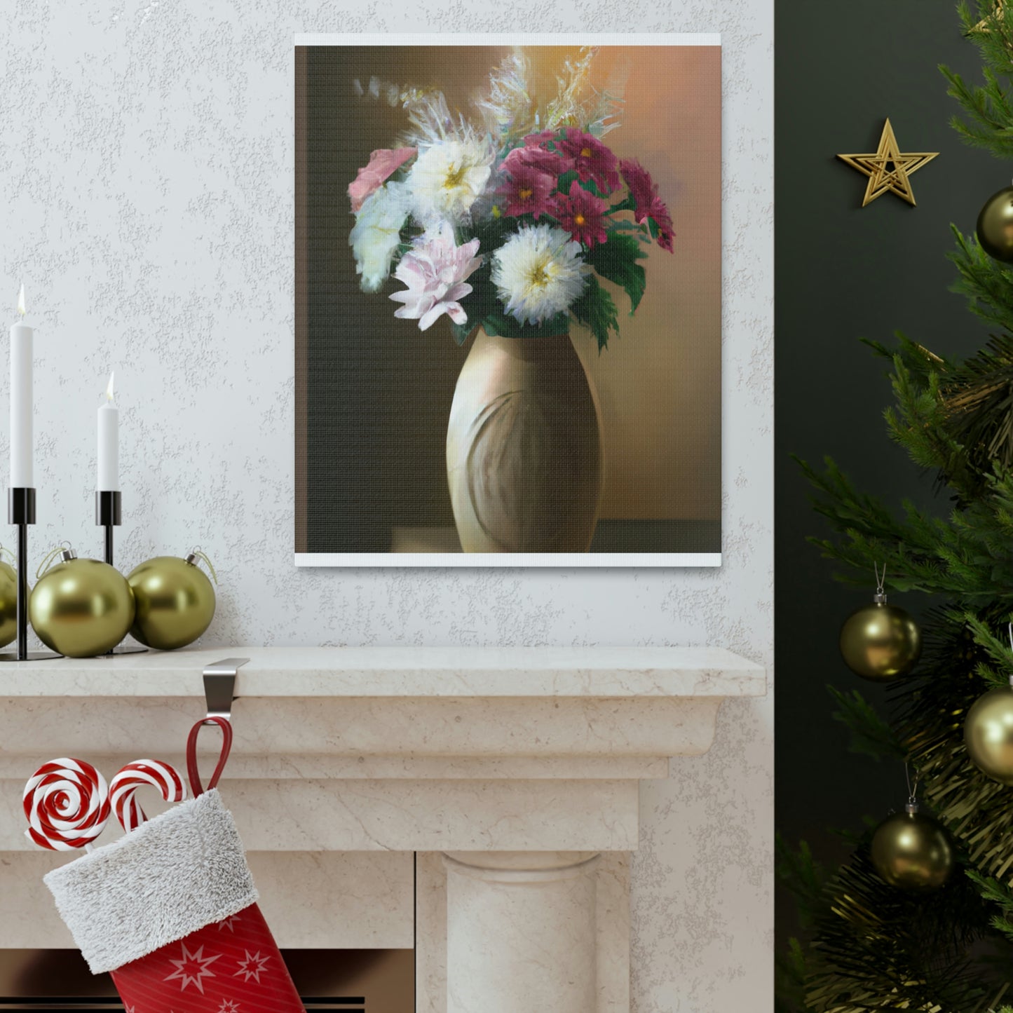 Floral Finesse Art. - Canvas