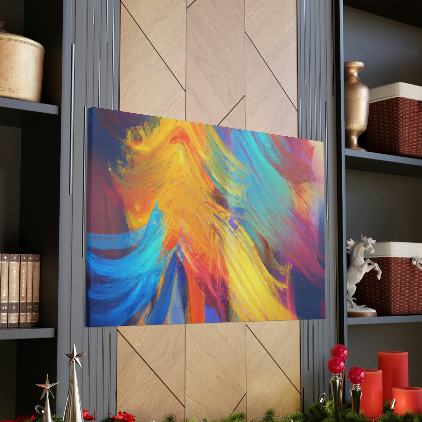Colorful Brush Cords. - Canvas