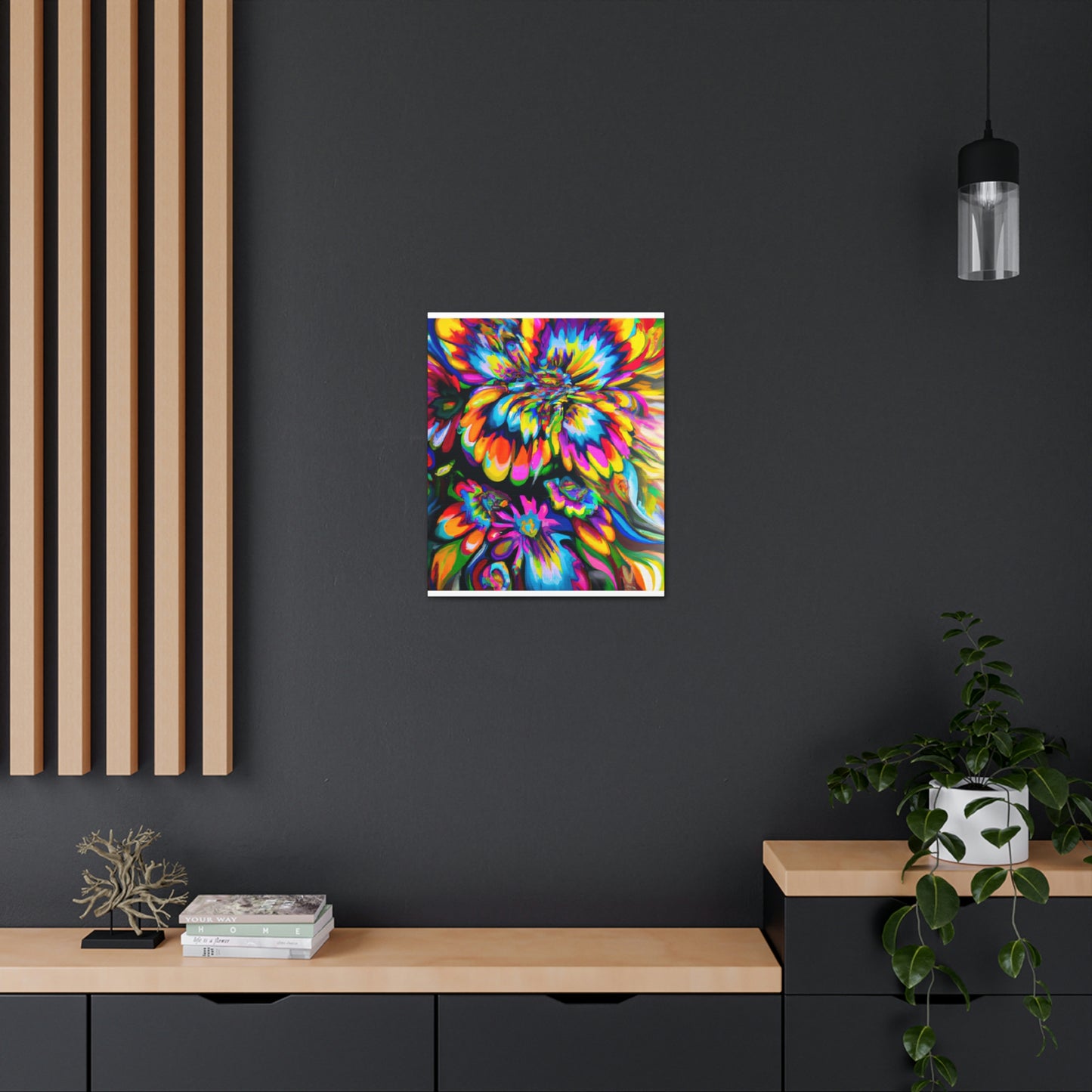 Joyful Bloom. - Canvas