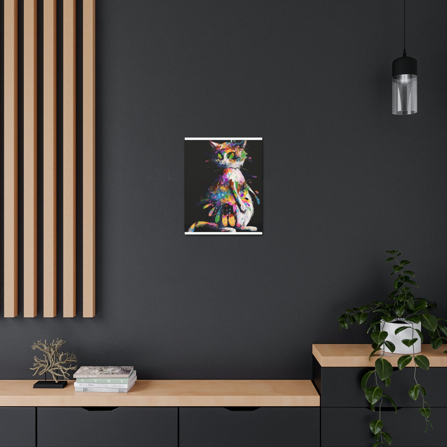 Flower Cat - Canvas