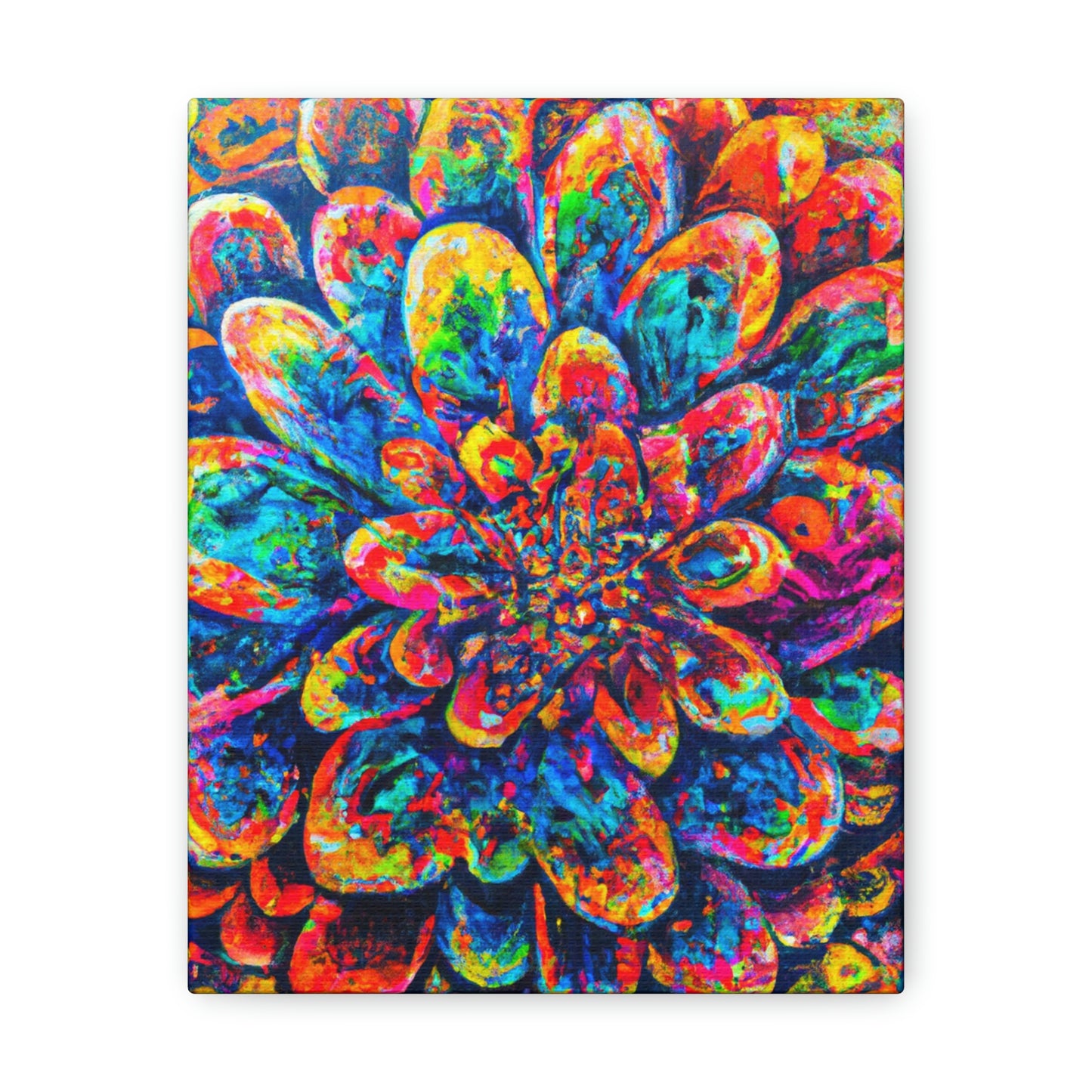 Psychedelic Bloom. - Canvas