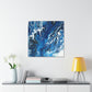 Aqua Tide. - Canvas