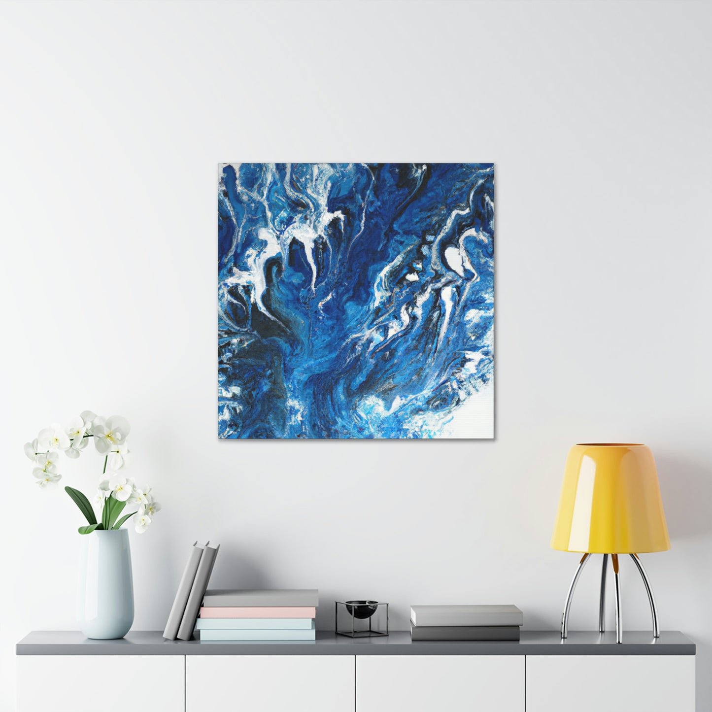 Aqua Tide. - Canvas
