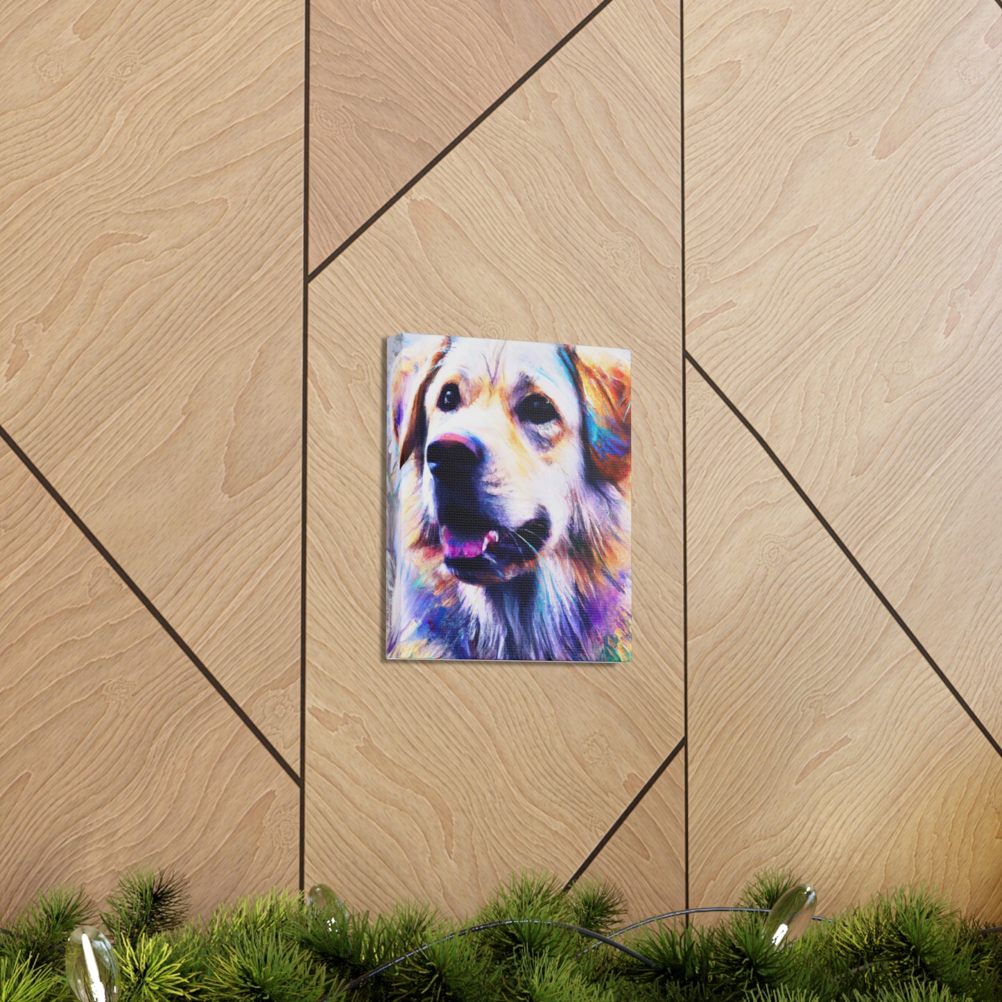 "Canine Elegance" - Canvas