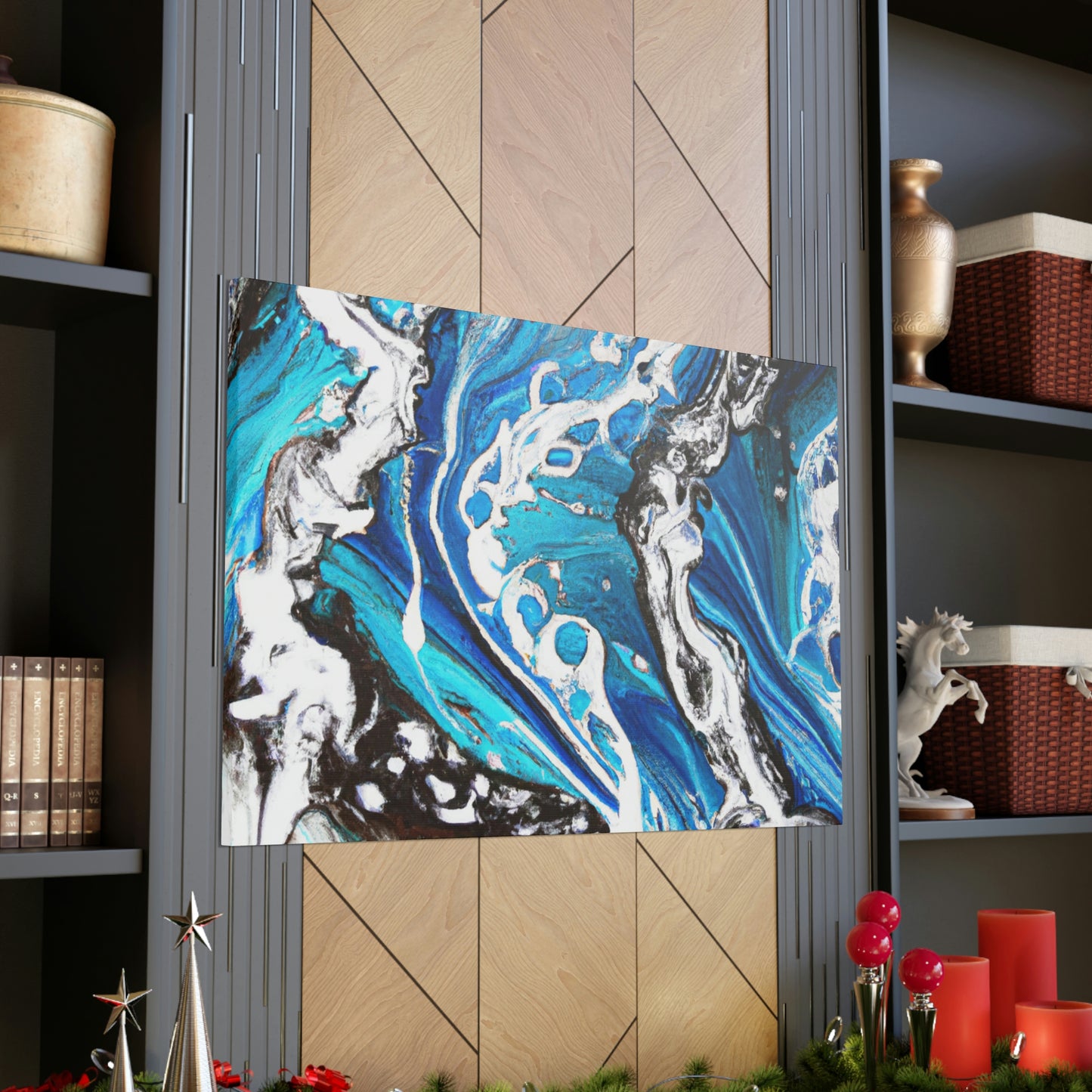 Blue Splendor. - Canvas