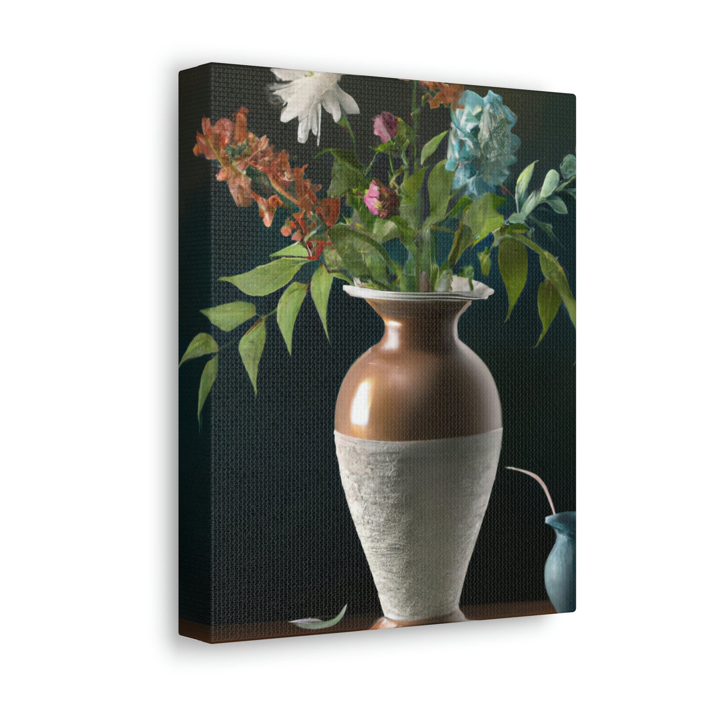 Fuschia Floral Finesse - Canvas
