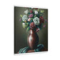 "Delicate Floral Flourish" - Canvas
