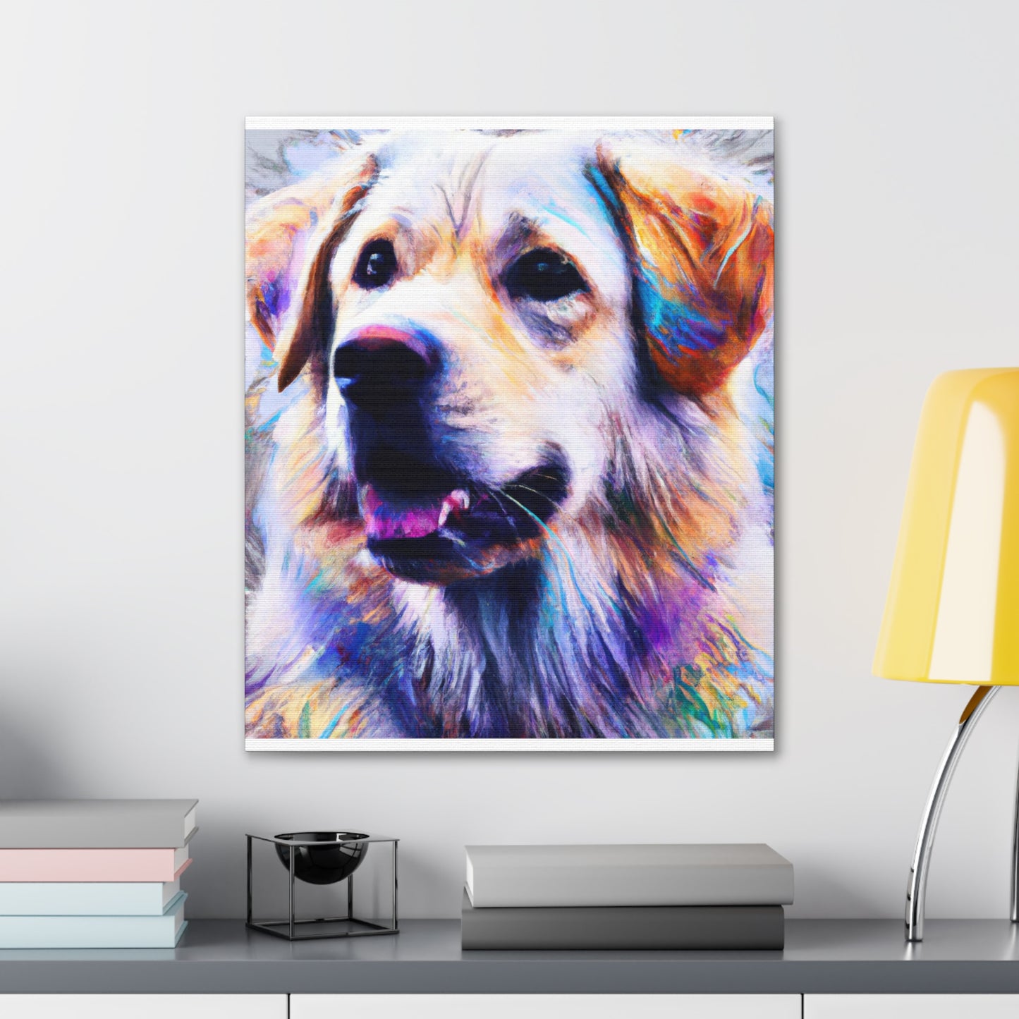 "Canine Elegance" - Canvas