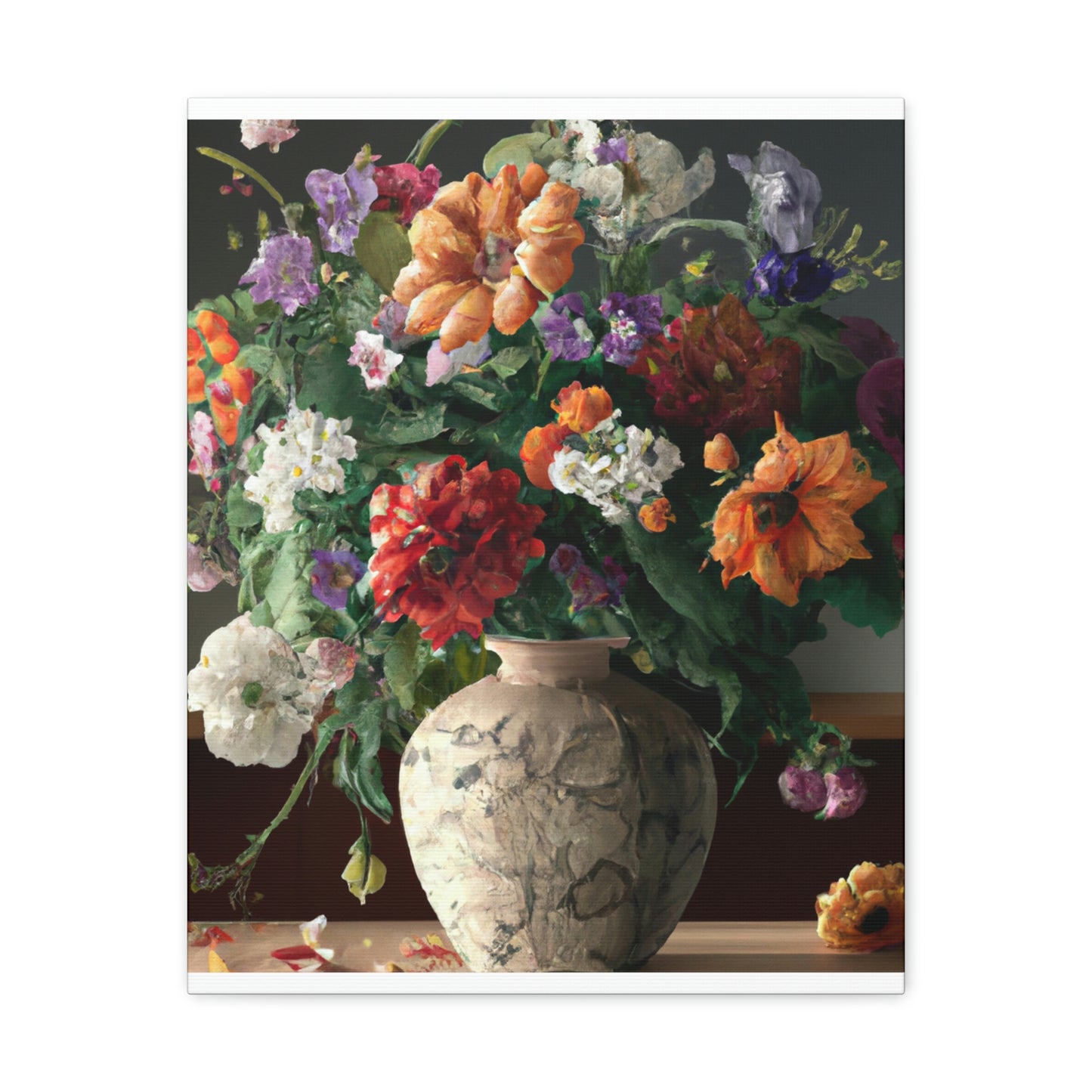 Vibrant Floral Bliss - Canvas