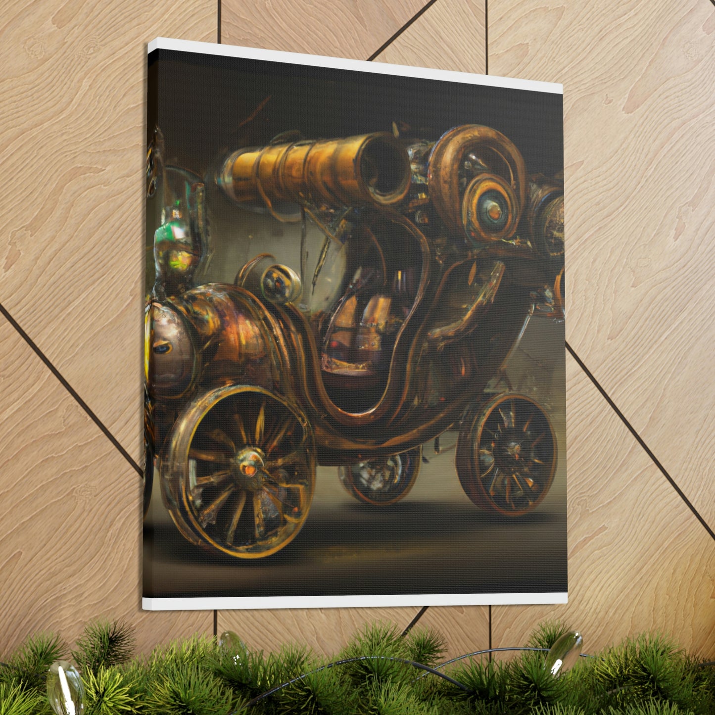 Steampunk Motorcar - Canvas