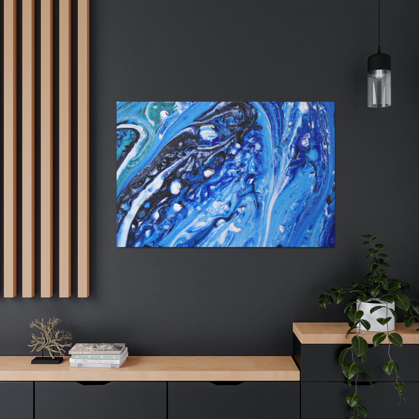 "Aqua Bliss" - Canvas