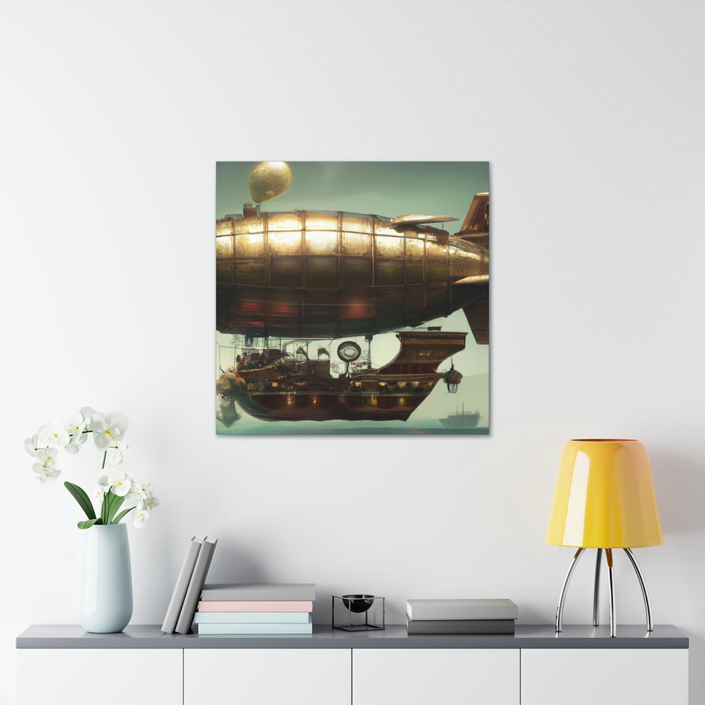 Steampunk Airship Digital
Digital Living Airship
Airship Living Digital - Canvas
