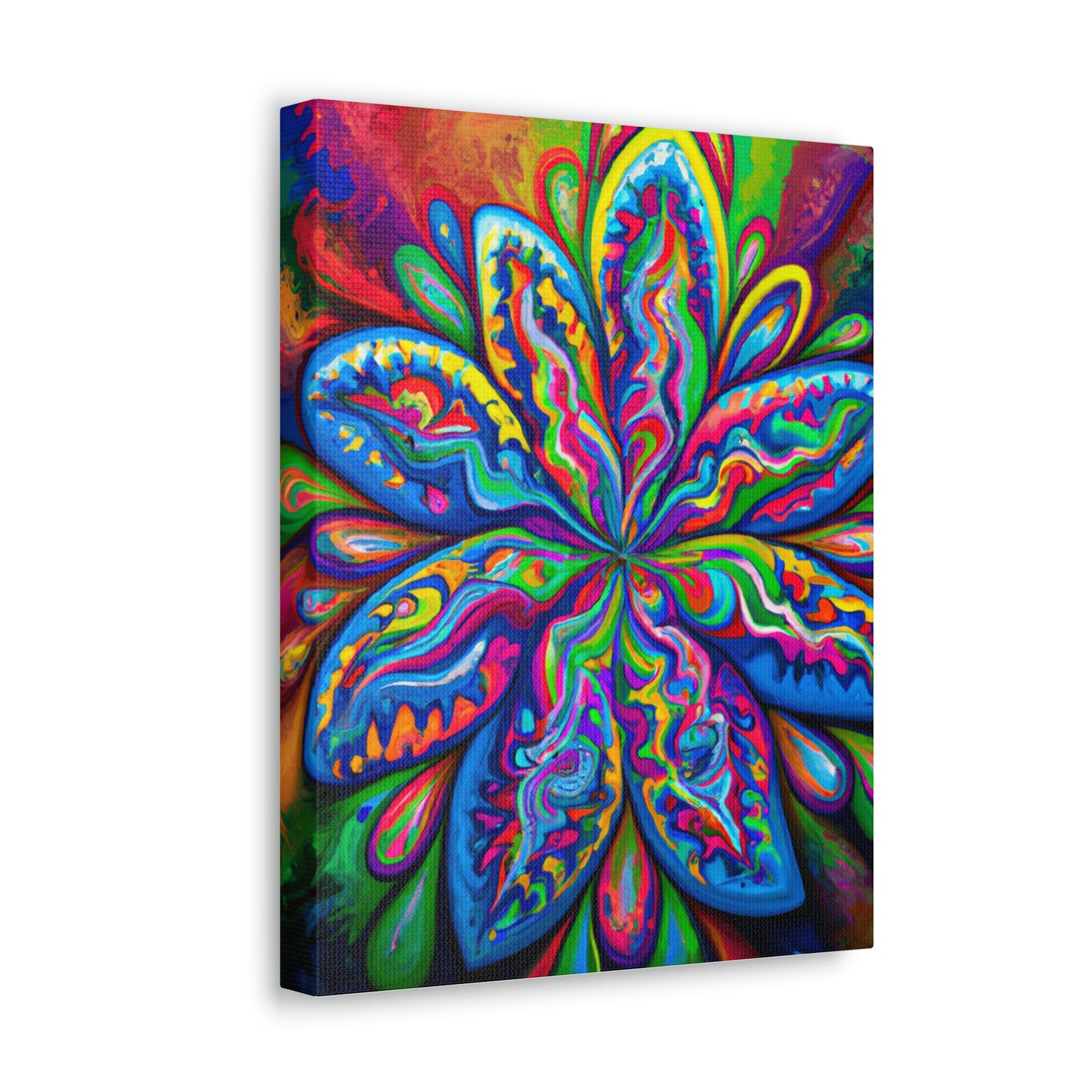 Psychedelic Bloom - Canvas