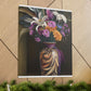 "Floral Fragility Bliss" - Canvas