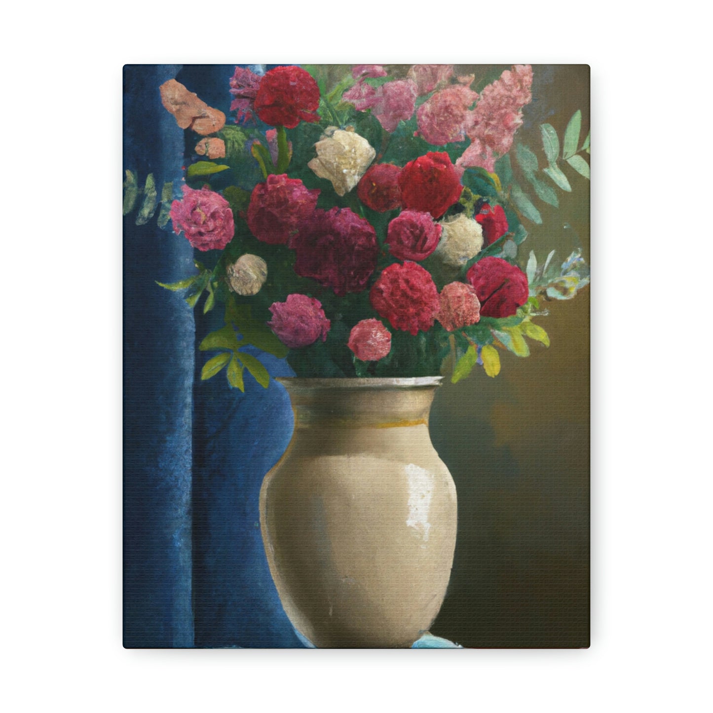Floral Fantasia. - Canvas