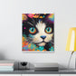 Feline Flourish. - Canvas