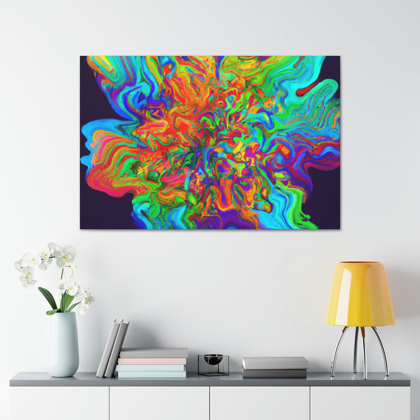 "Vivid Bloom" - Canvas