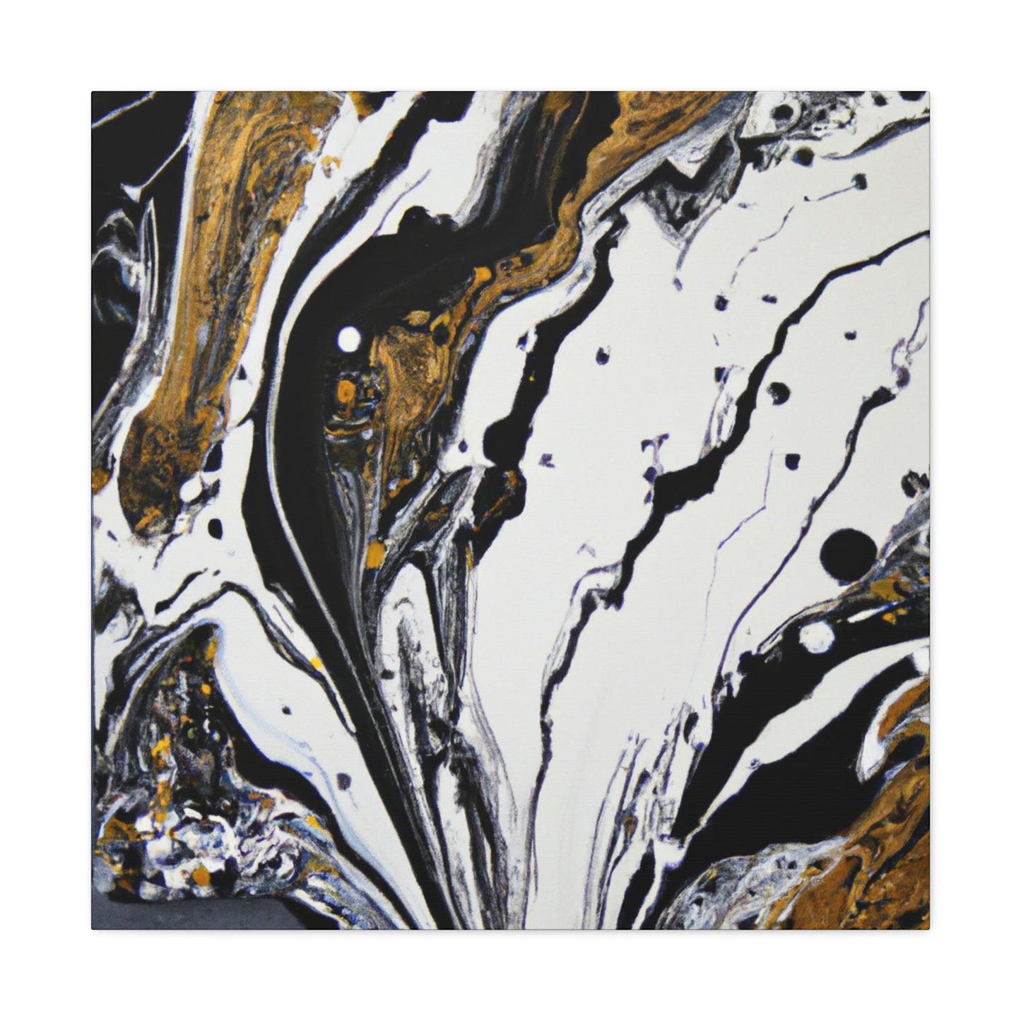 Gilded Flux Art. - Canvas