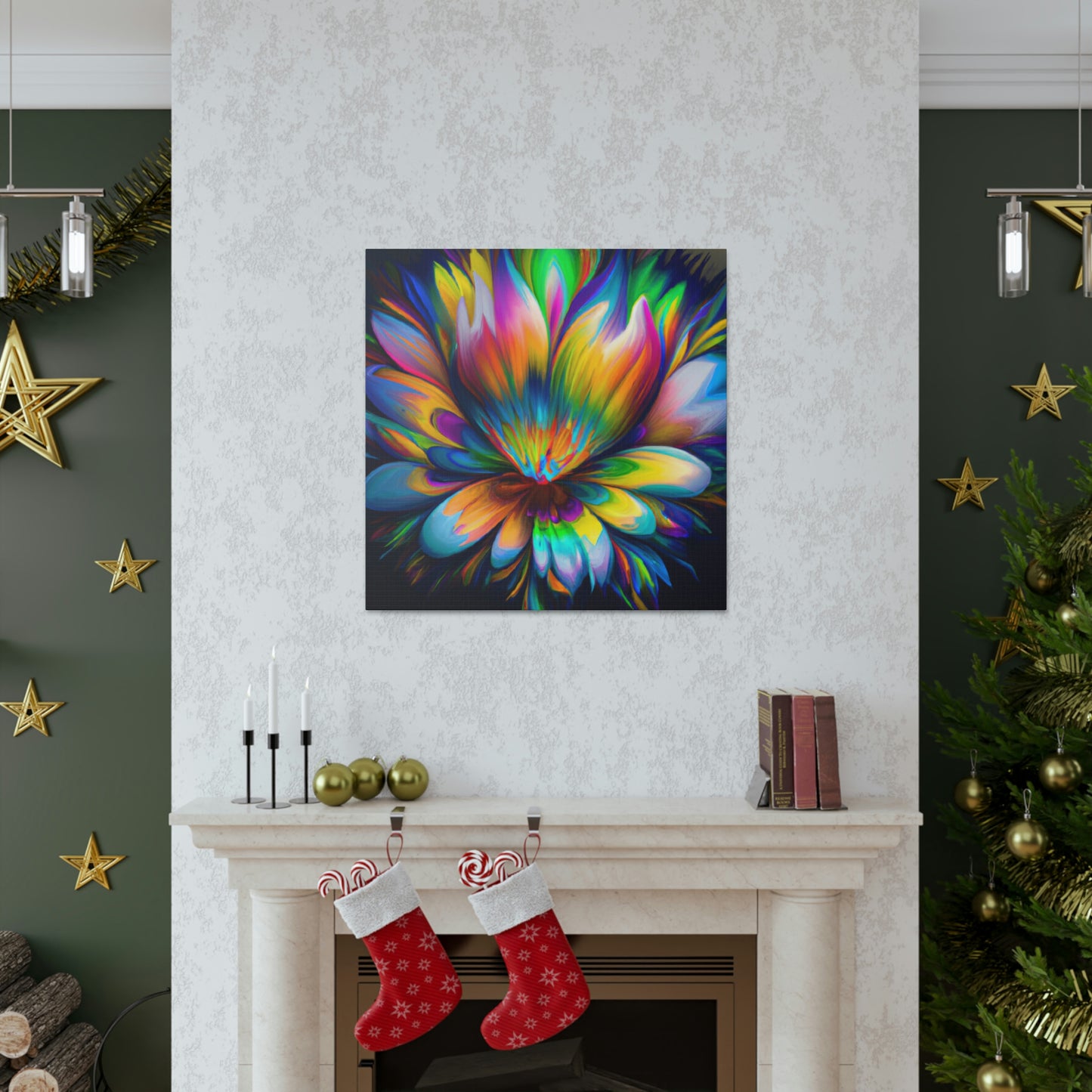 "Psychedelic Bloom" - Canvas