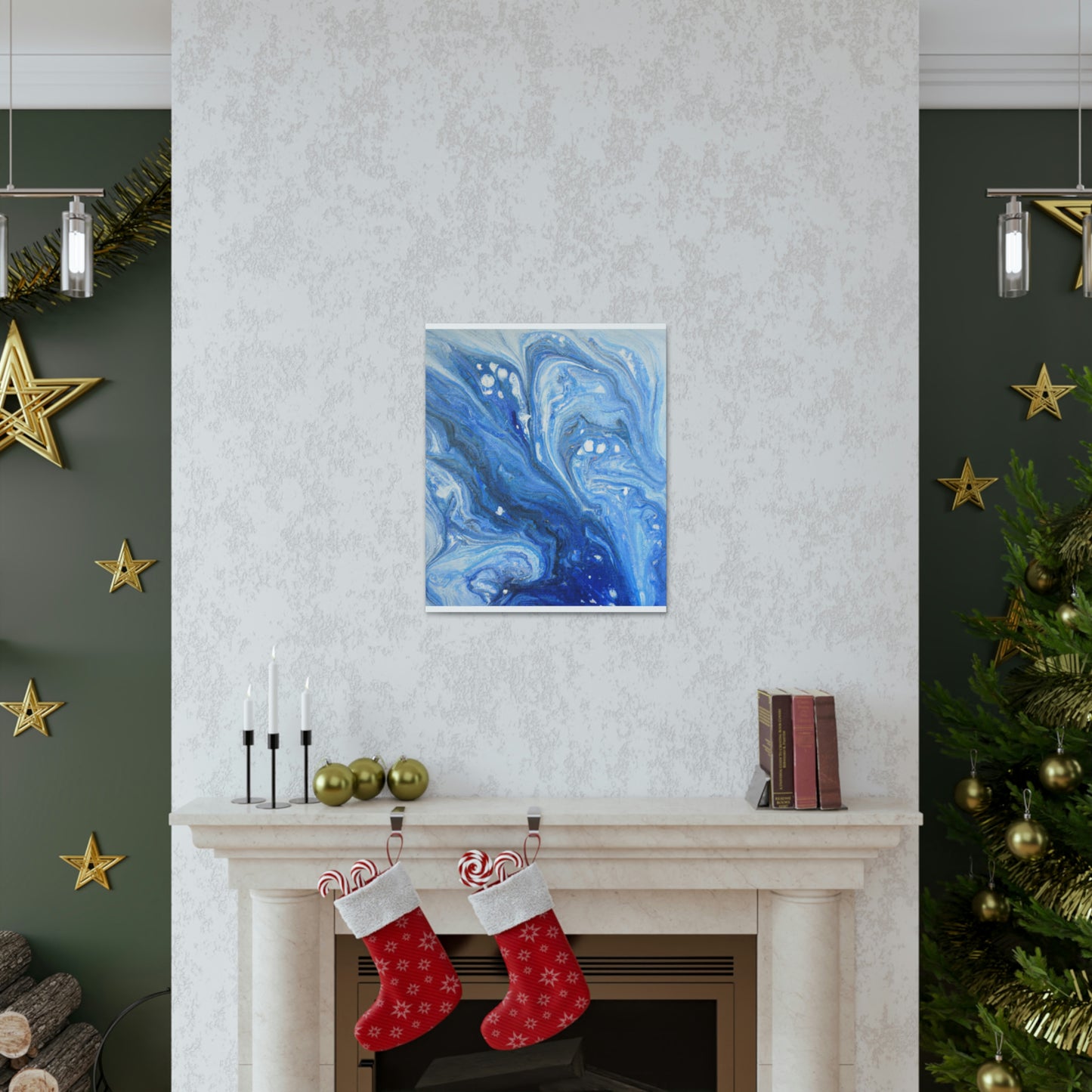 Cosmic Blue. - Canvas