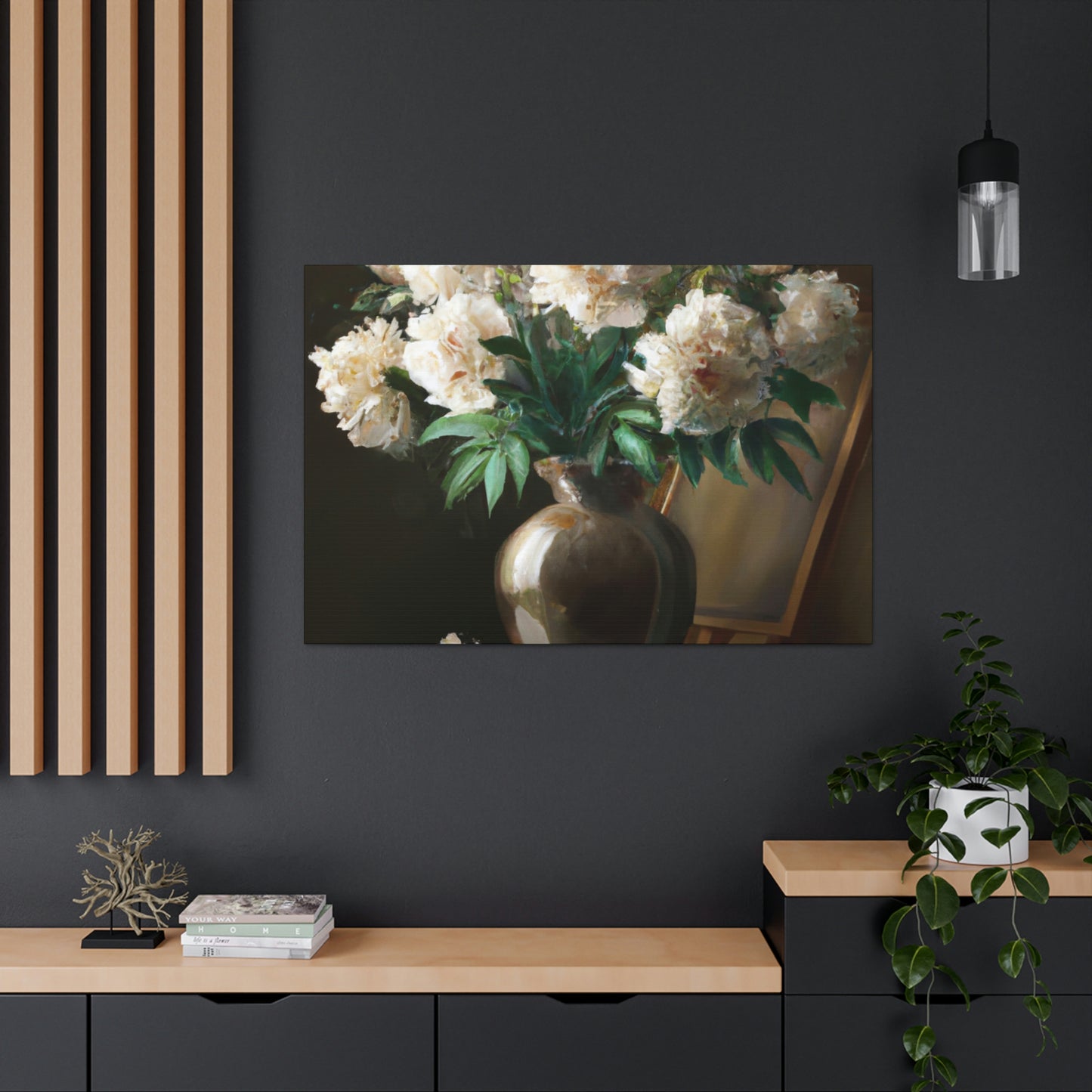 Floral Glamour Burst - Canvas