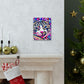 1. Multi-Colored Cat Flux
2. Flowered Digital Mix
3. Flowered Room Cat - Canvas