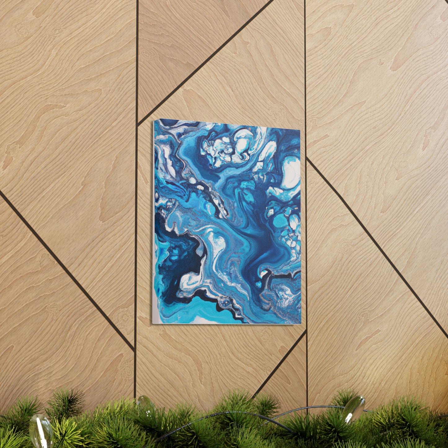 Blue Elegance - Canvas