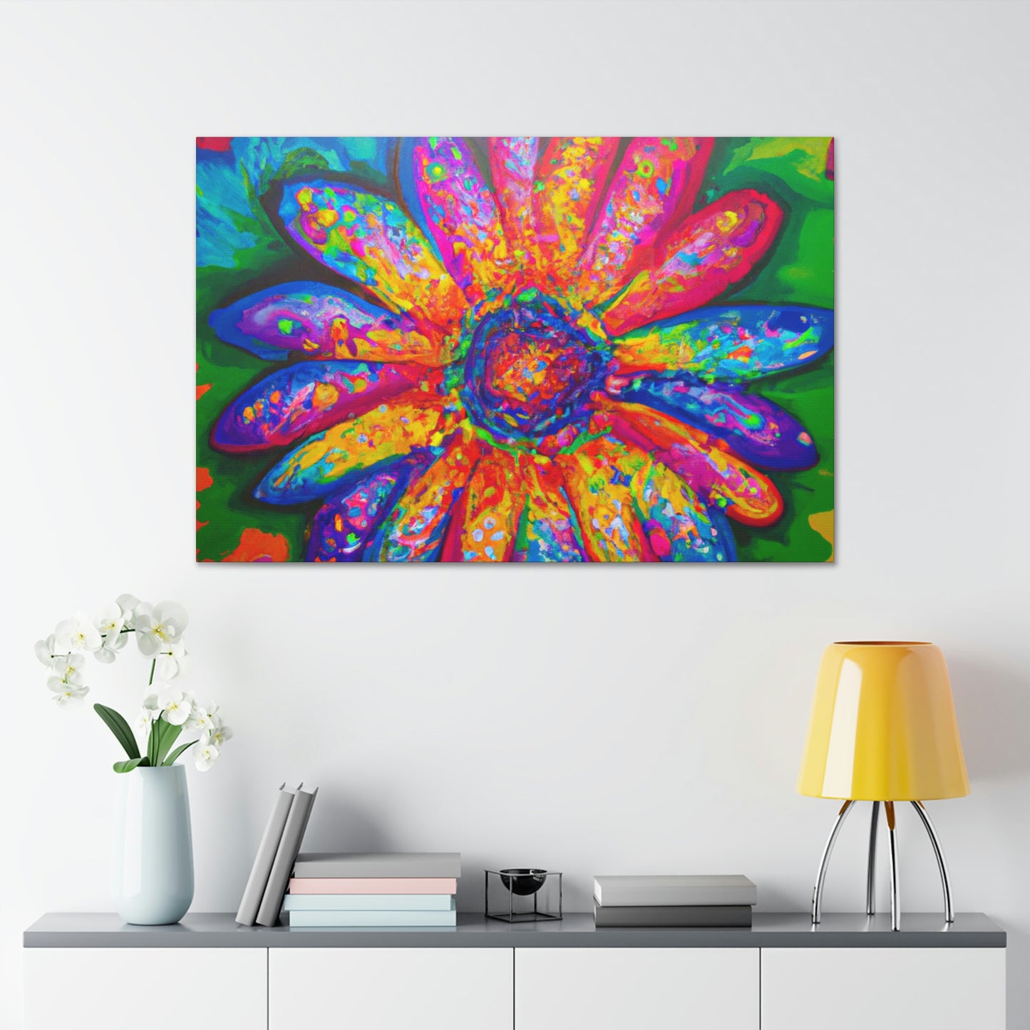 Vivid Blooms. - Canvas