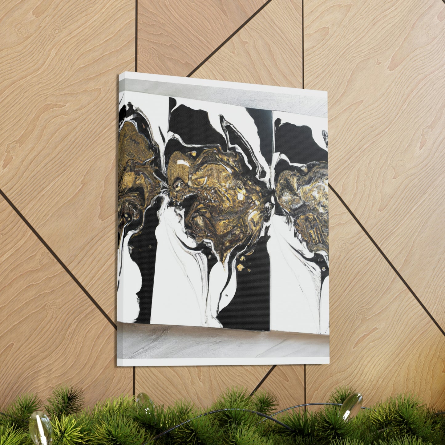 Cosmic Glitter Flow. - Canvas
