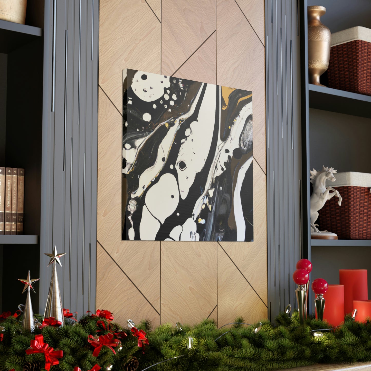 Opulent Drip Mirage. - Canvas