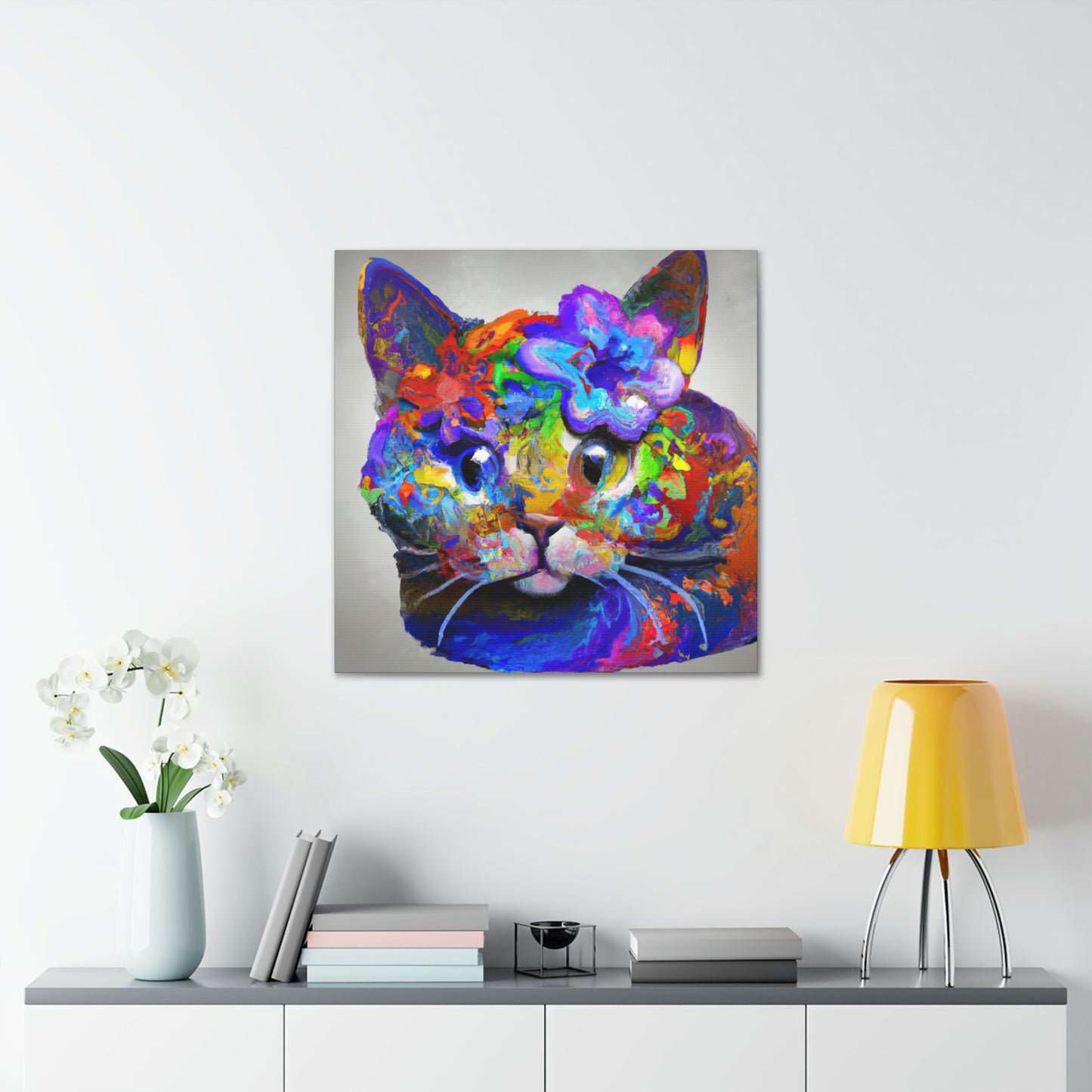 Dreamy Feline - Canvas