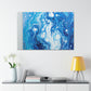 Cerulean Flow. - Canvas