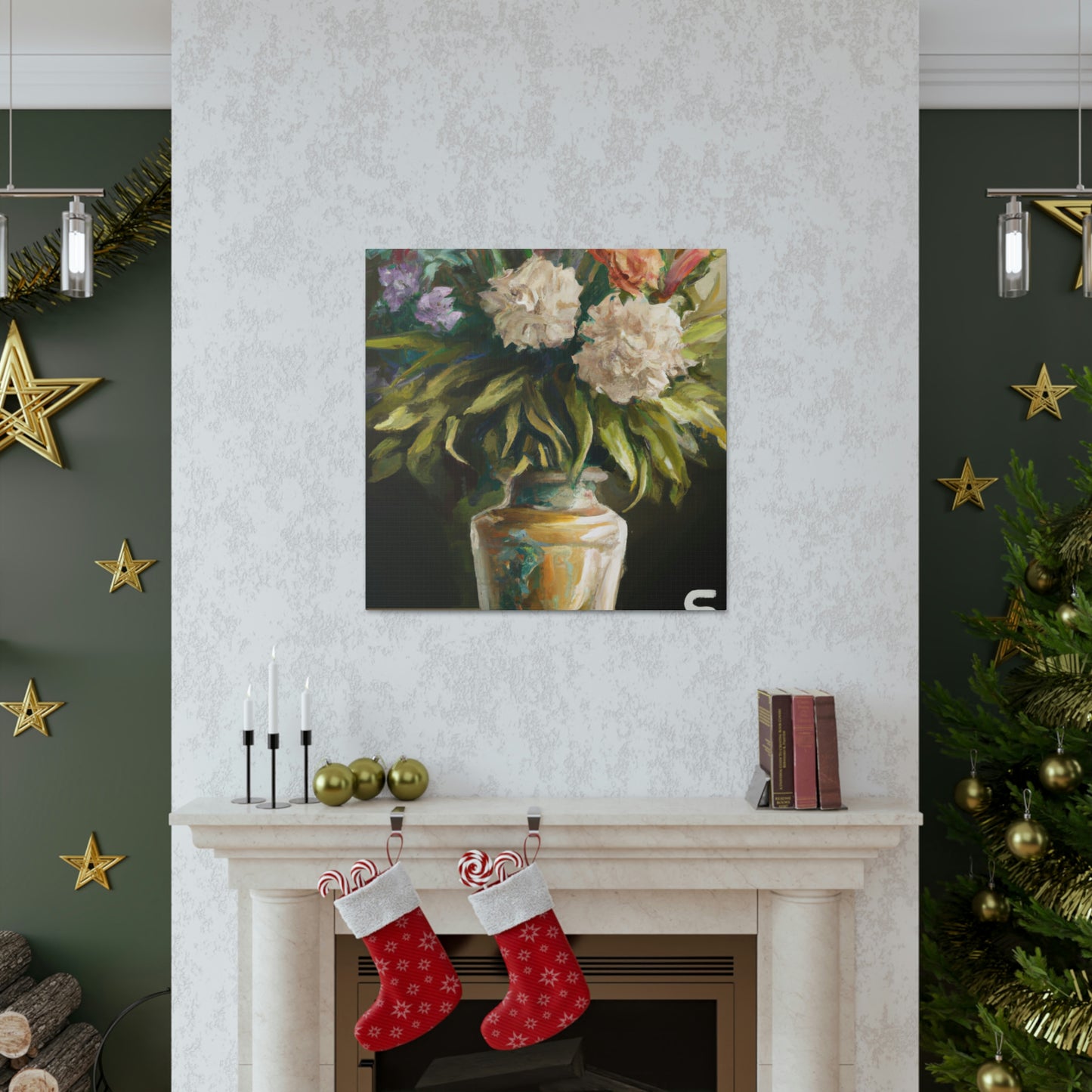 Elegant Flower Beauty. - Canvas