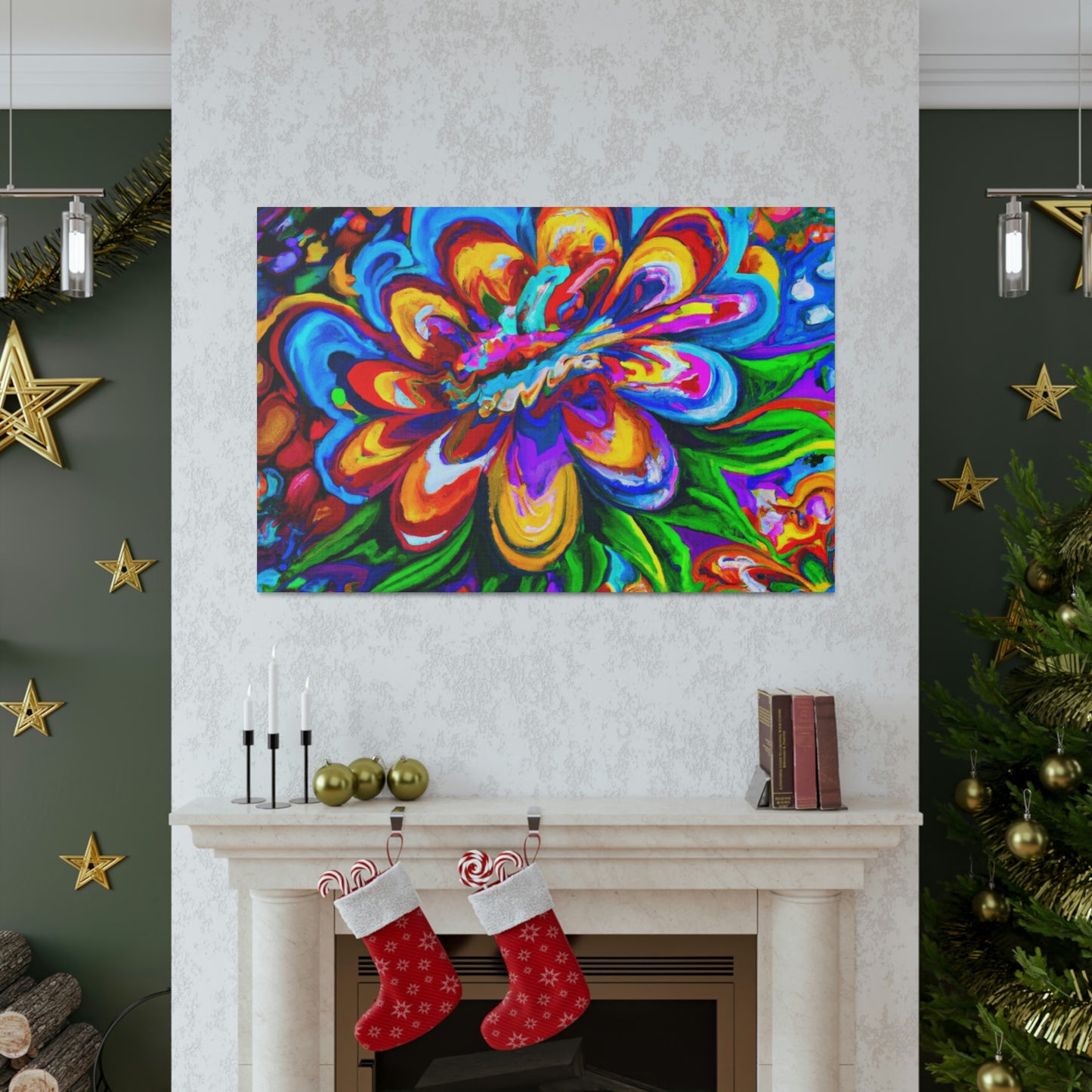 Fantasy Flora. - Canvas