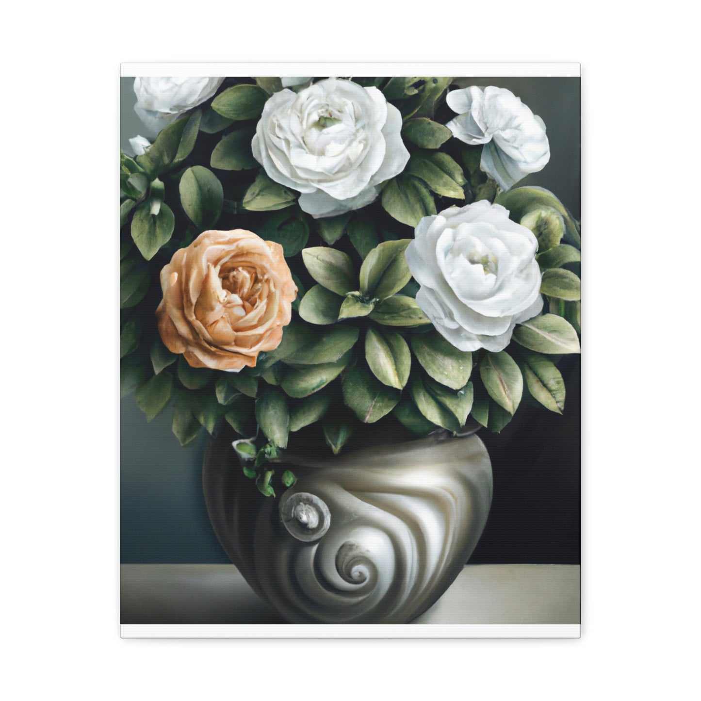 Glowing Floral Splendor. - Canvas