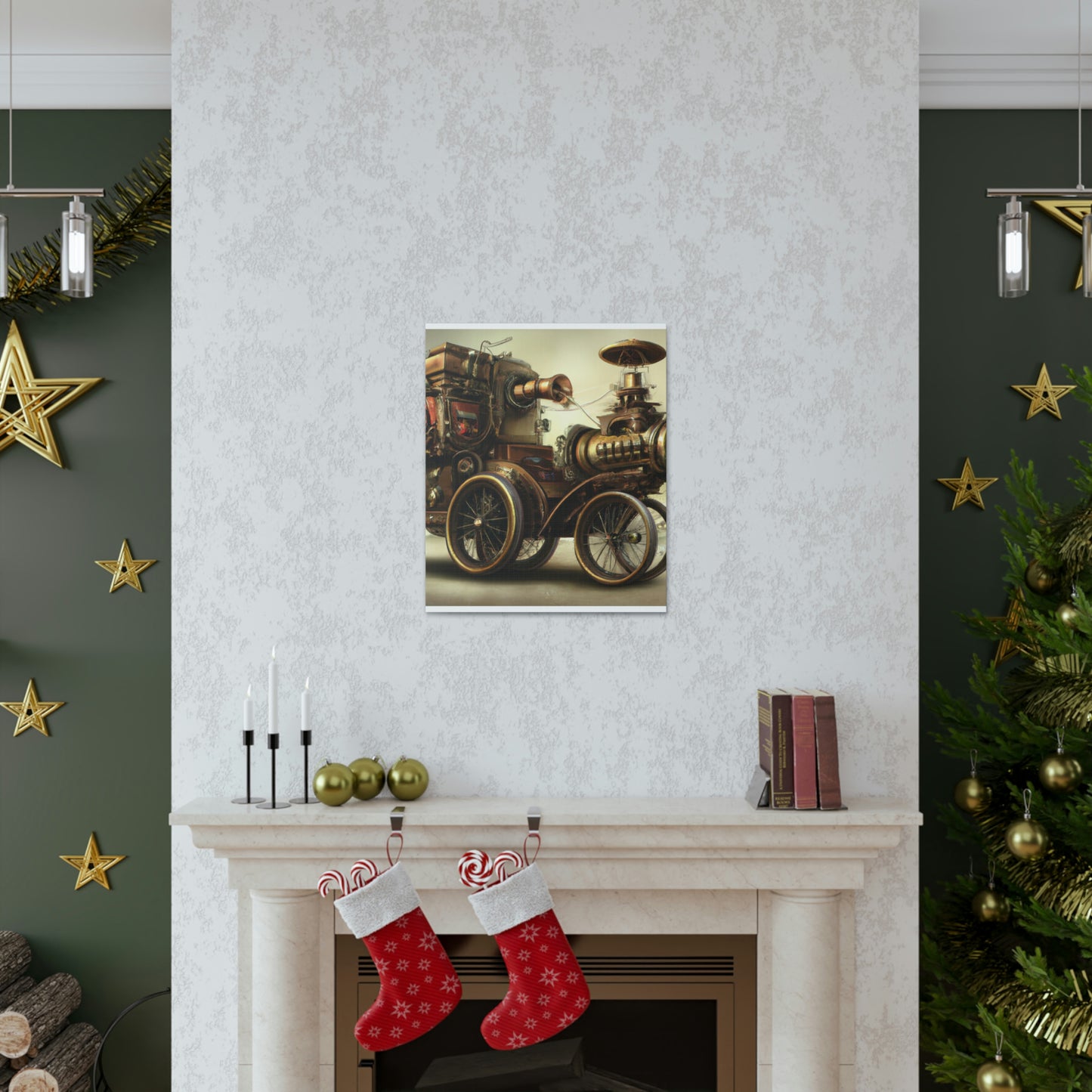 Steampunk Motor. - Canvas