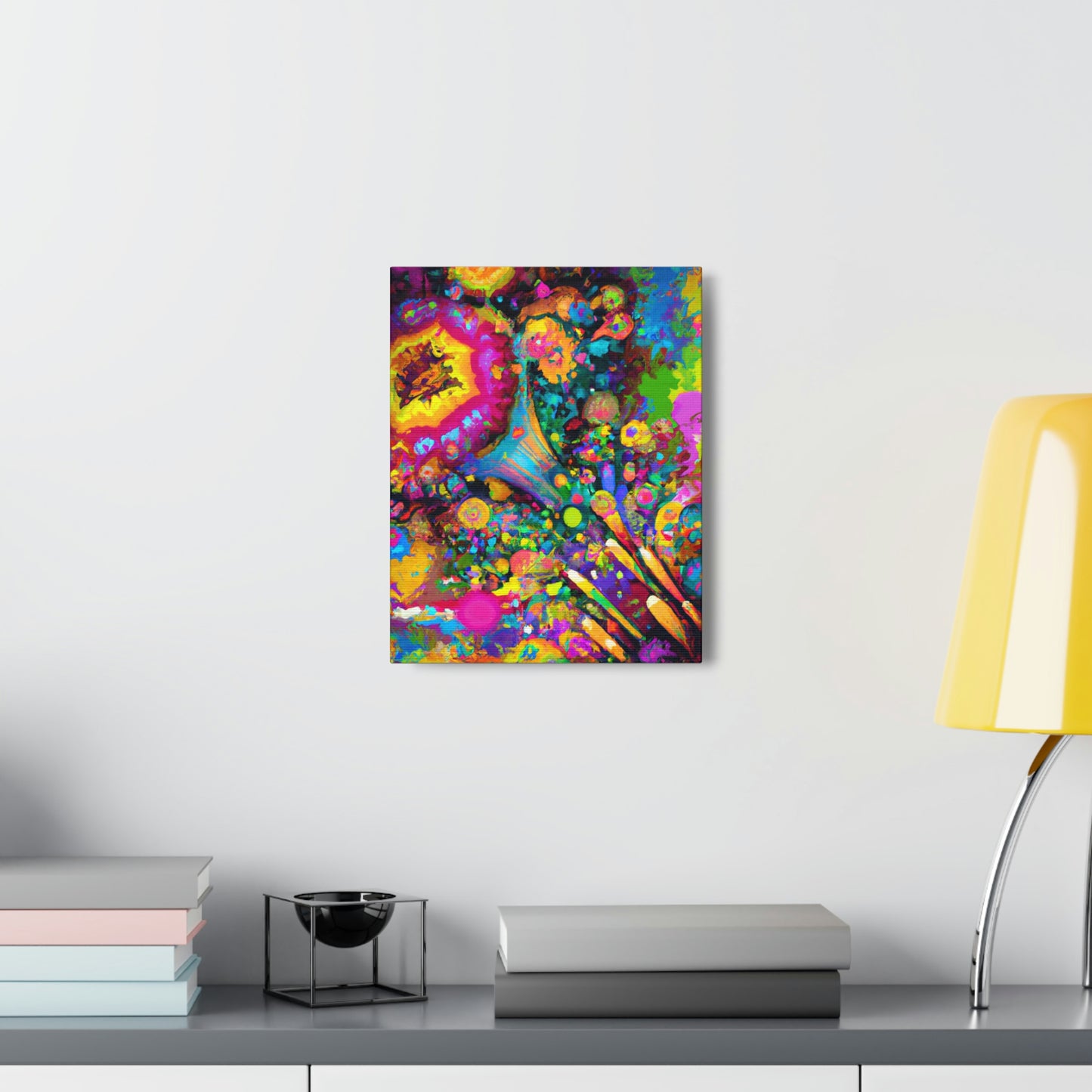 "Psychedelic Bloom" - Canvas
