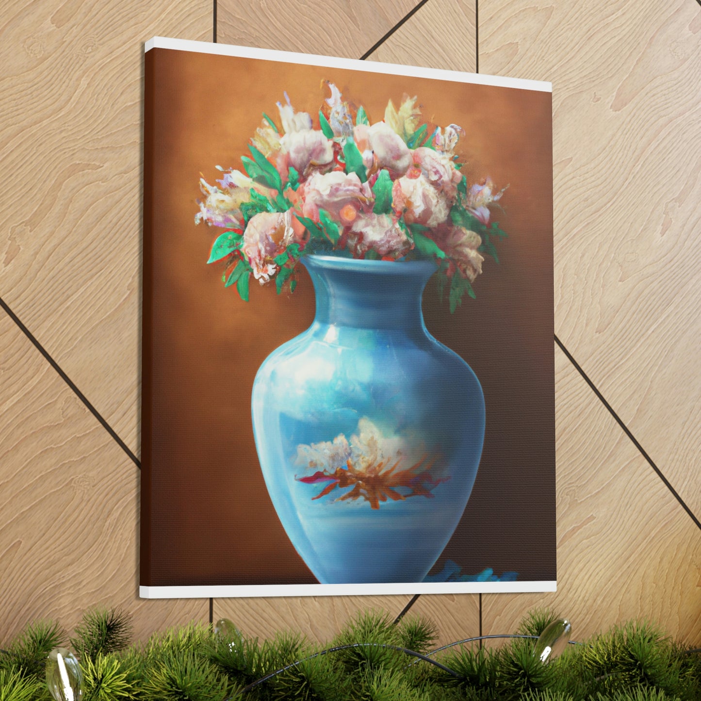 Floral Embellishment. - Canvas