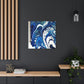 Aqua Drift - Canvas