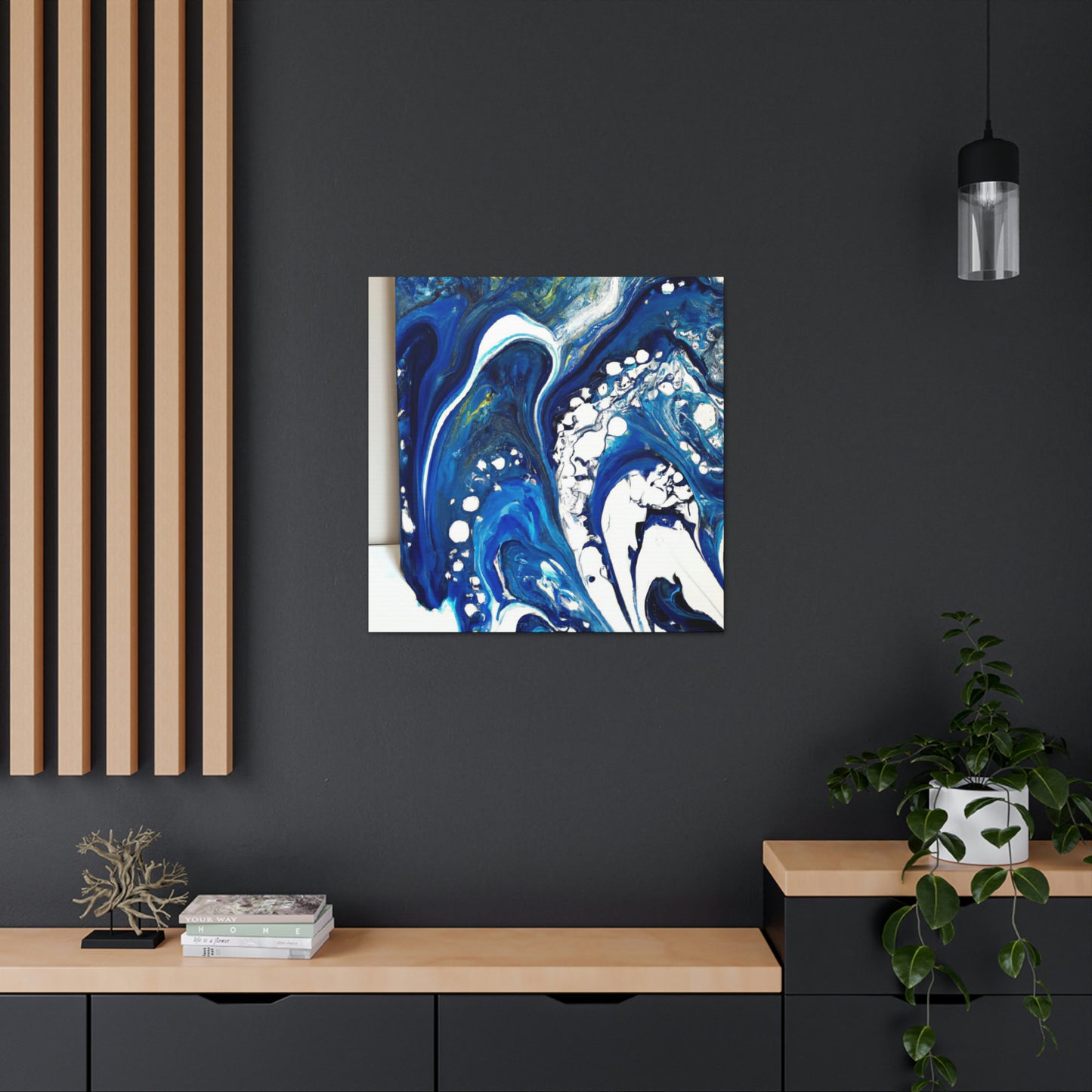 Aqua Drift - Canvas